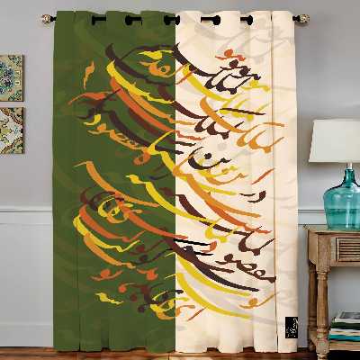 پرده رنس مدل C4-50422 سایز 190x140 سانتی متر