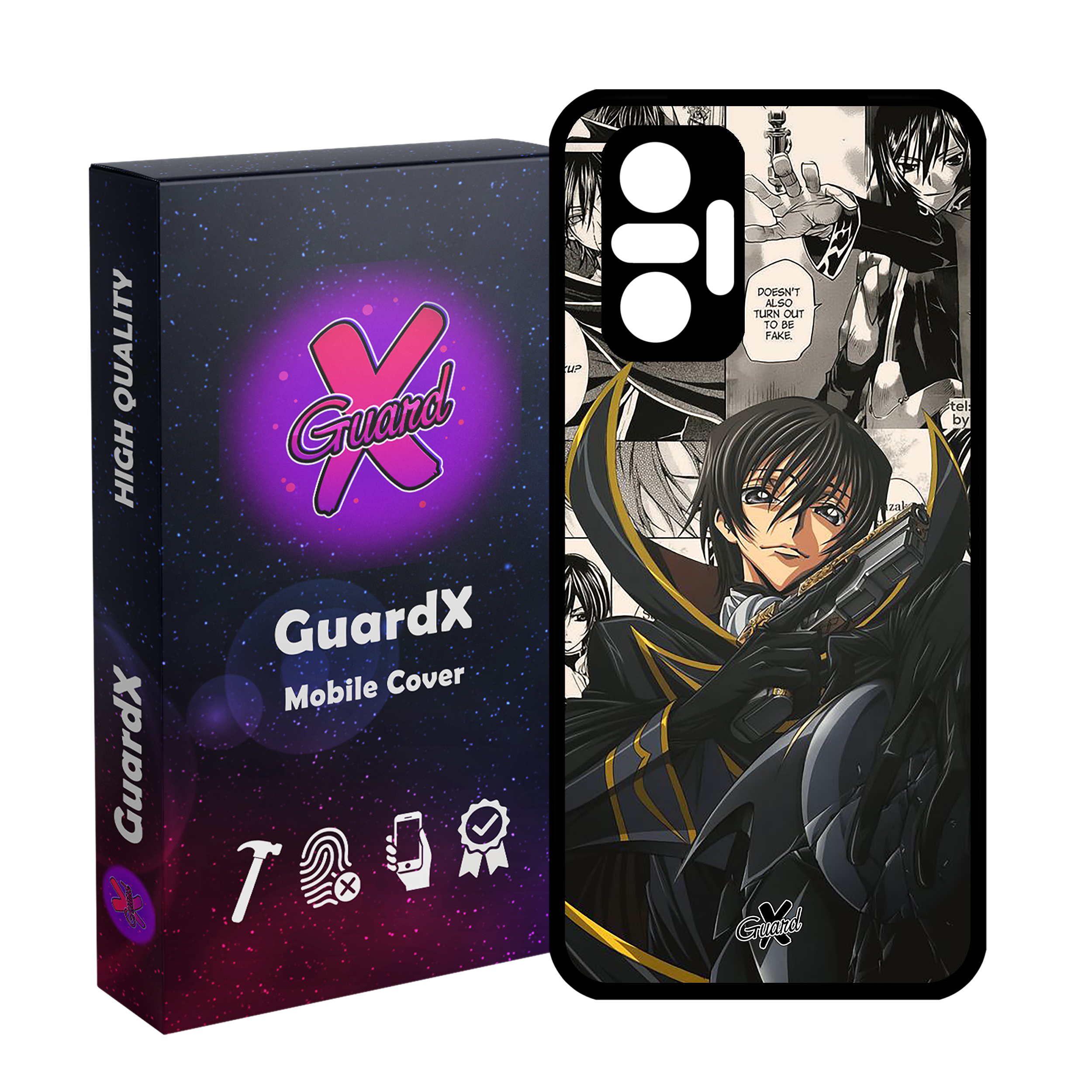 کاور گارد ایکس طرح لولوش انیمه مدل Glass10544 مناسب برای گوشی موبایل شیائومی Redmi Note 10 Pro/Note 10 Pro Max