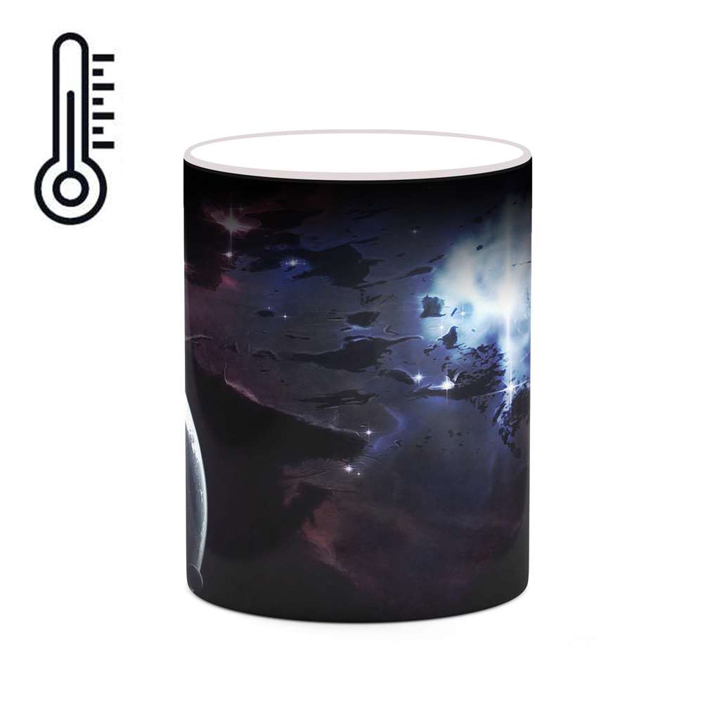 ماگ حرارتی کاکتی طرح فضا و کهکشان مدل mgh20174