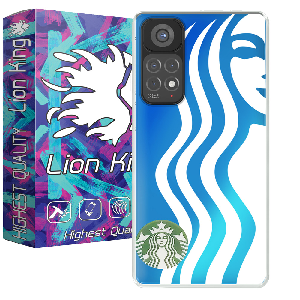 کاور لاین کینگ مدل هولوگرامی مناسب برای گوشی موبایل شیائومی Redmi Note 11 Global / Note 11S