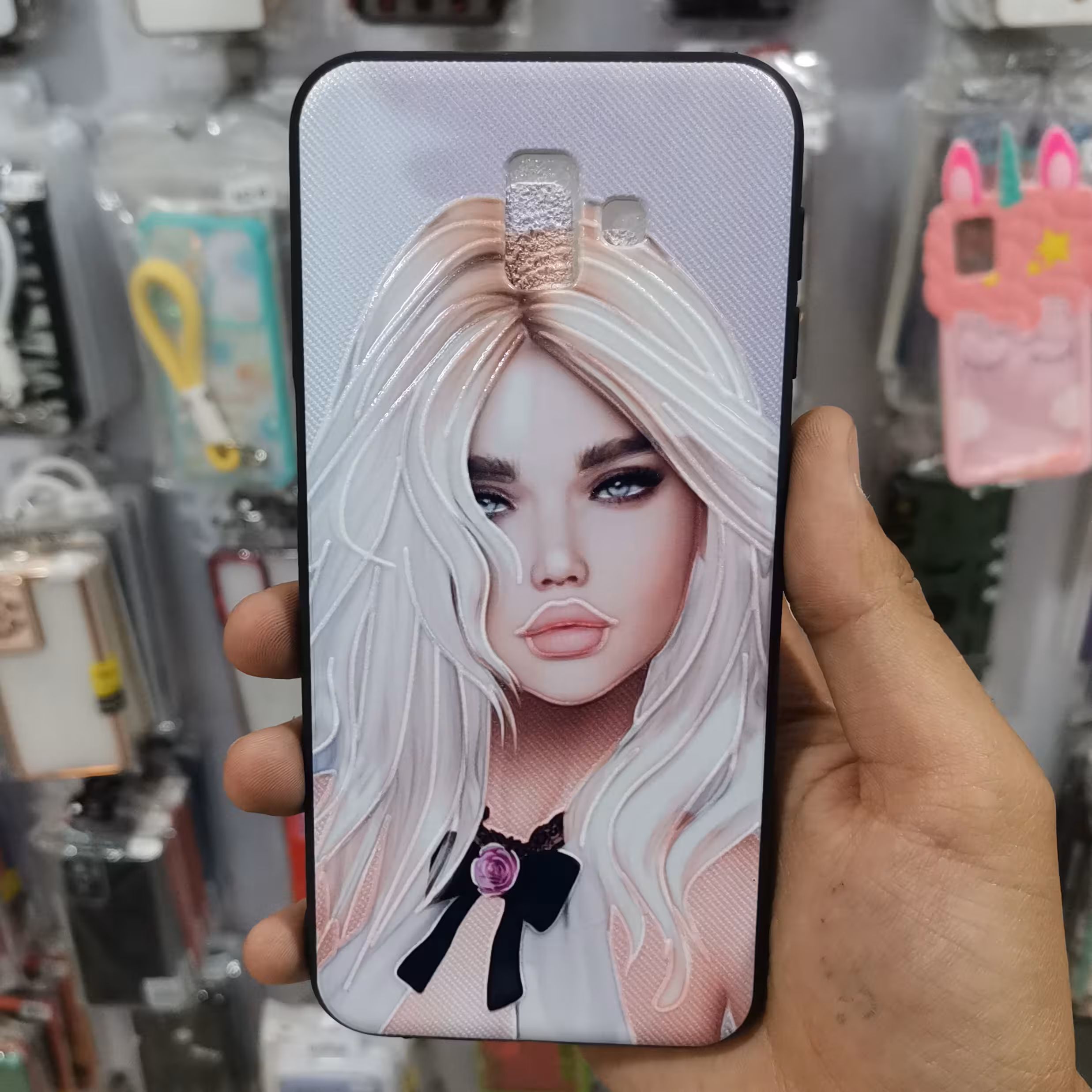 گارد طرح دار مناسب برای سامسونگ j6 plus