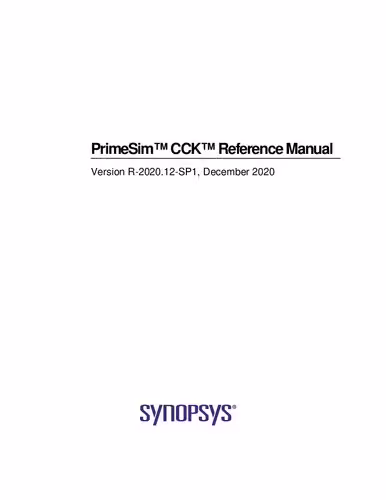خرید و دانلود نسخه کامل کتاب PrimeSim™ CCK™ Reference Manual