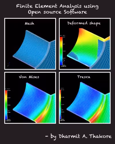 خرید و دانلود نسخه کامل کتاب Finite Element Analysis using Open source Software
