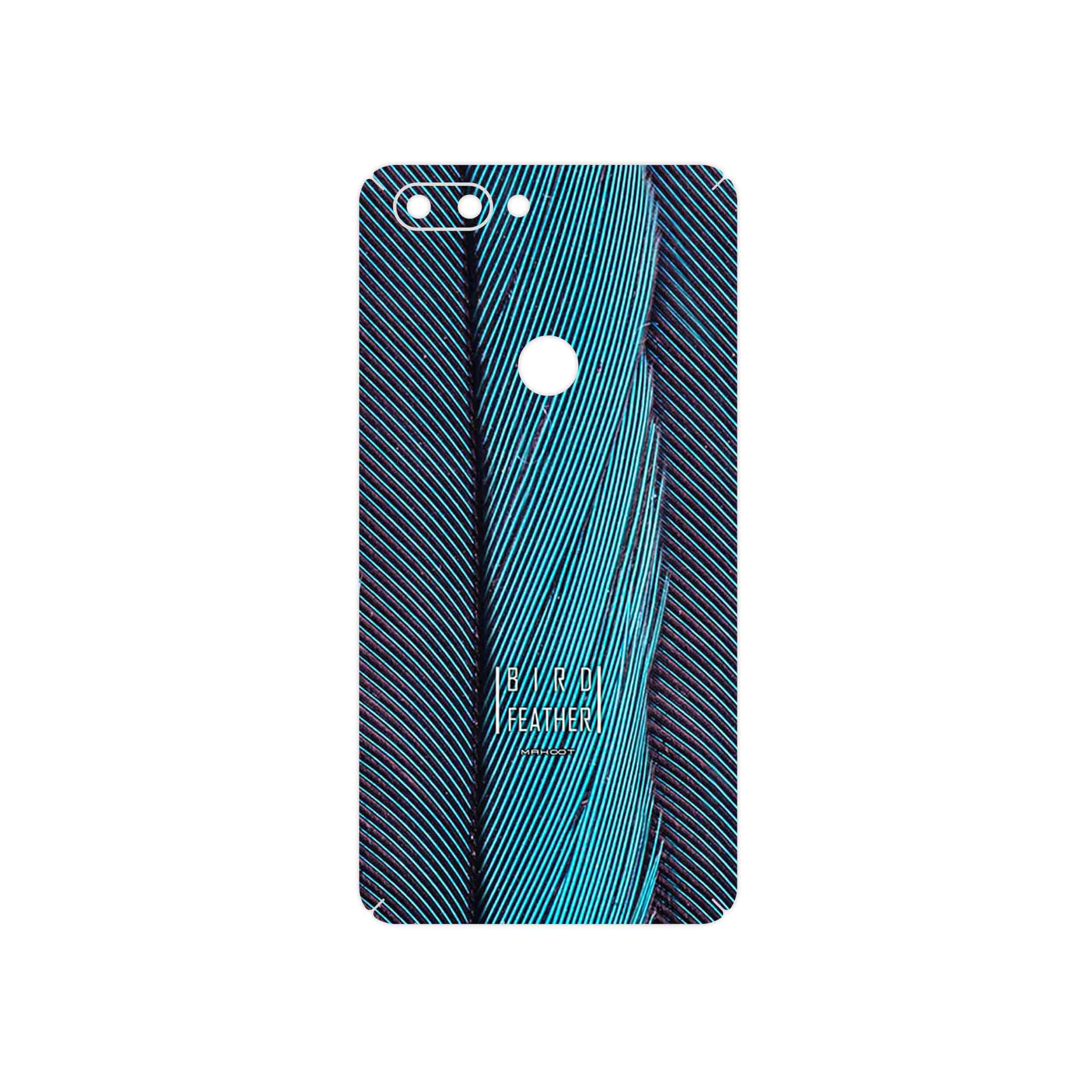 برچسب پوششی ماهوت مدل Turquoise feathers مناسب برای گوشی موبایل تکنو Phantom 8