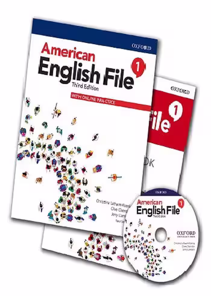 American English File 1 3rd کتاب امریکن انگلیش فایل 1 (رحلی )