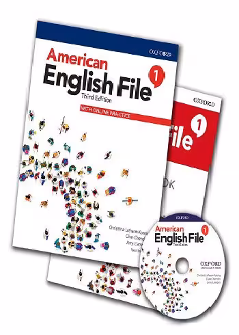 American English File 1 3rd کتاب امریکن انگلیش فایل 1 (رحلی )