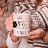 ماگ طرح گربه مدل have a nice day