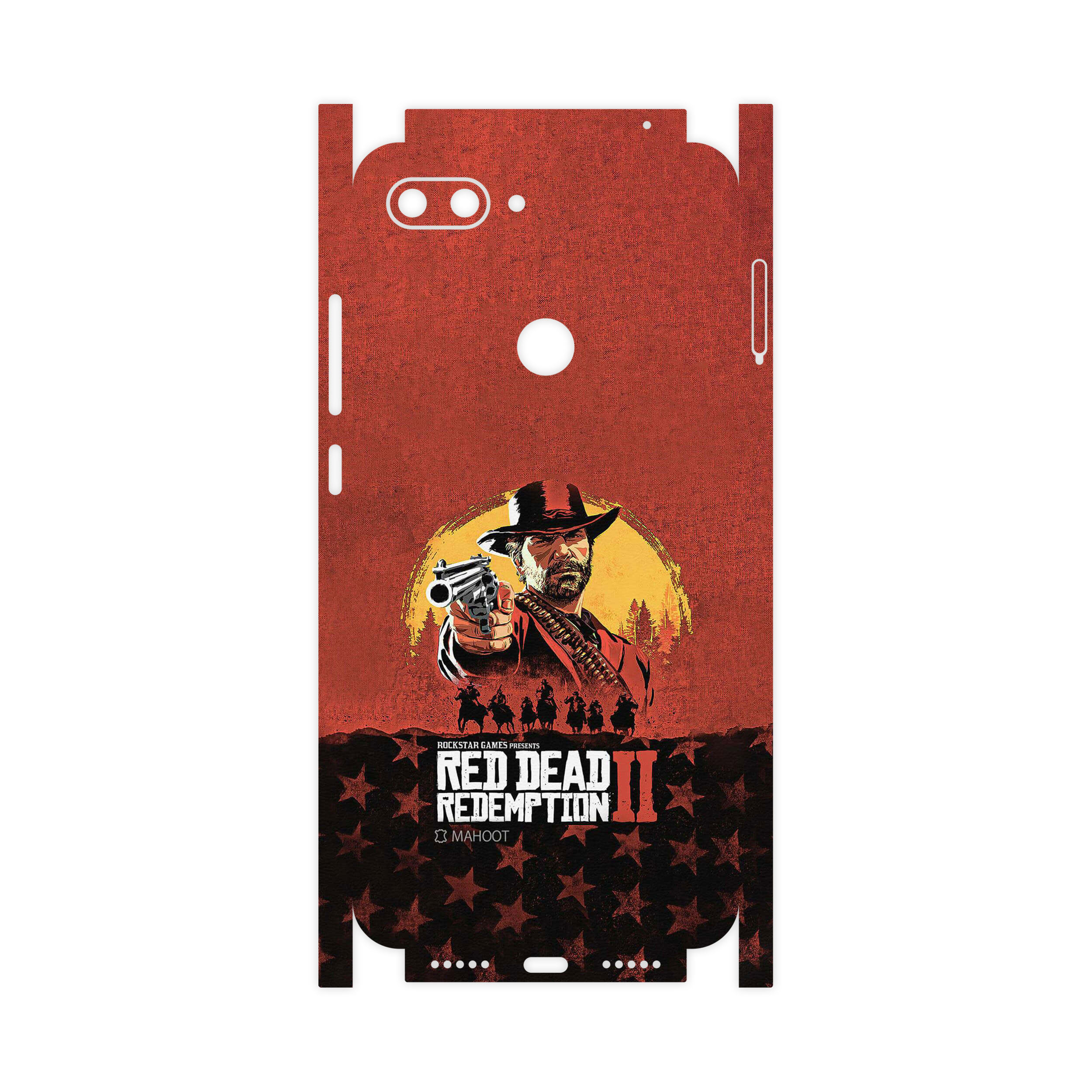 برچسب پوششی ماهوت مدل Red-Dead-Redemption-Game-FullSkin مناسب برای گوشی موبایل شیائومی MI 8 Lite