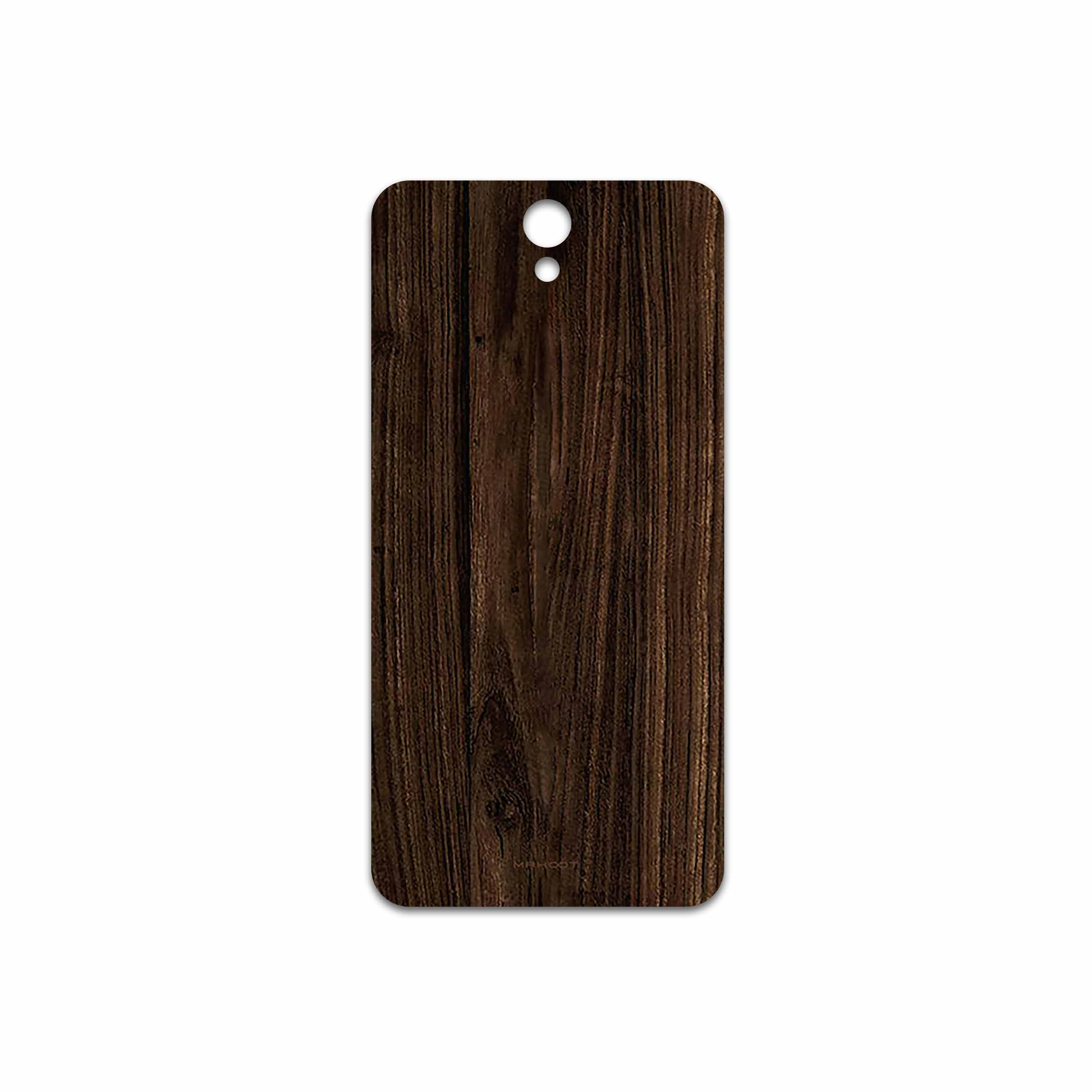 برچسب پوششی ماهوت مدل Dark Walnut Wood مناسب برای گوشی موبایل لنوو Vibe S1 Lite
