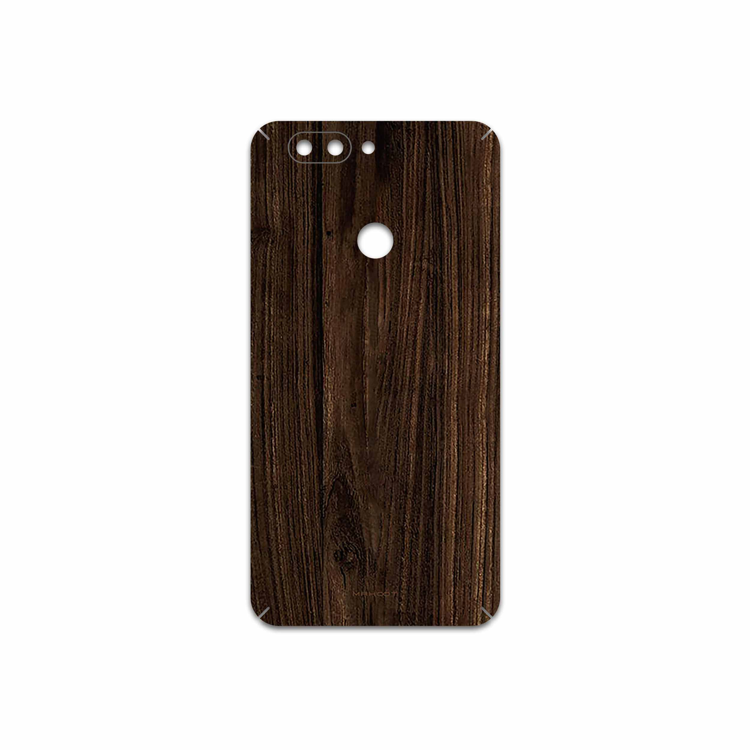 برچسب پوششی ماهوت مدل Dark Walnut Wood مناسب برای گوشی موبایل الفون P8 Mini