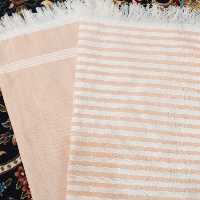 حوله دست و صورت نخی دست بافت 