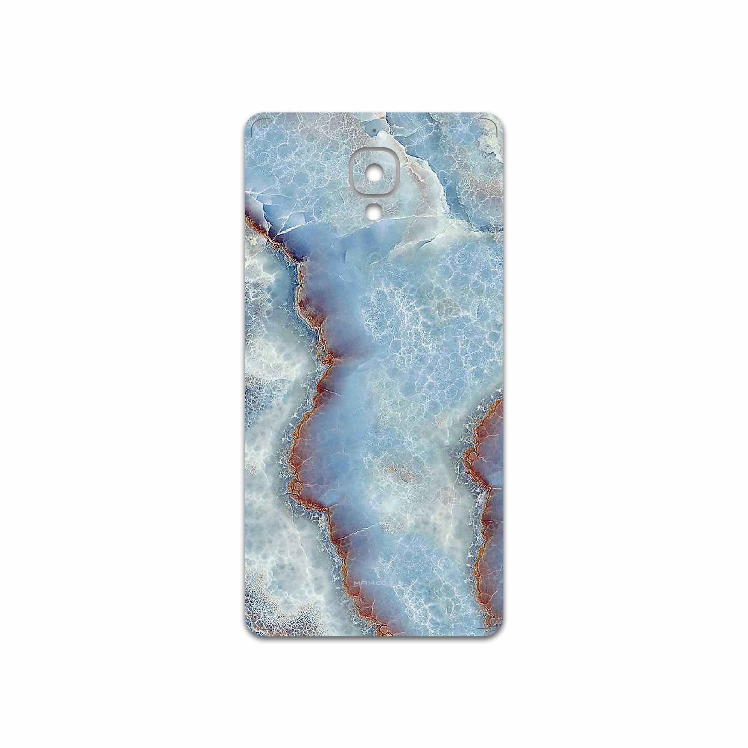 برچسب پوششی ماهوت مدل Blue Ocean Marble مناسب برای گوشی موبایل وان پلاس 3