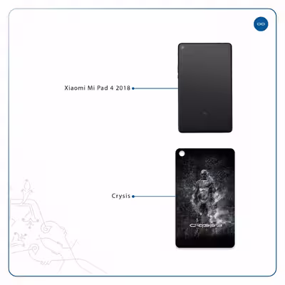 برچسب پوششی ماهوت مدل Crysis مناسب برای تبلت شیائومی Mi Pad 4 2018