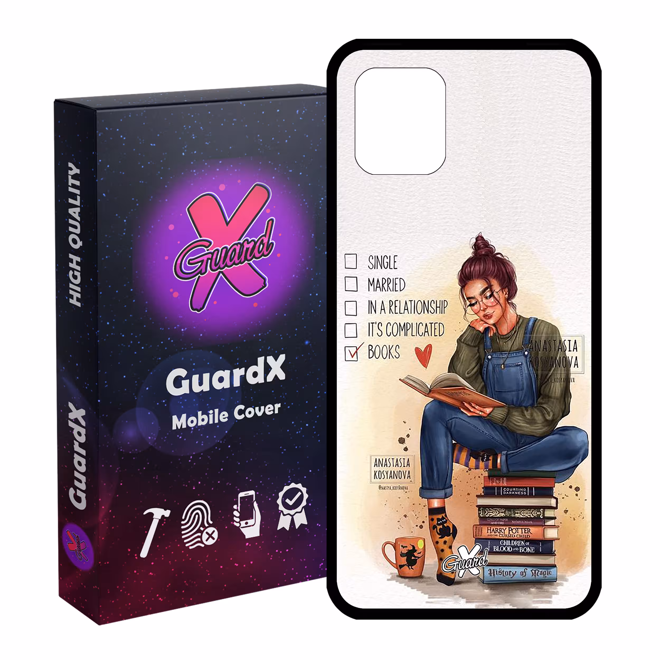 کاور گارد ایکس طرح دختر مدل Glass10286 مناسب برای گوشی موبایل سامسونگ Galaxy Note 10 Lite