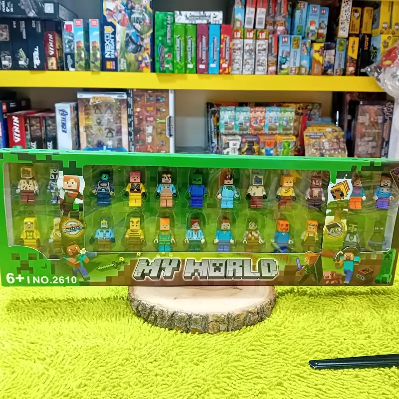 اسباب بازی لگو شخصیت مدل ماینکرفت ماینکرافت 24 عددی