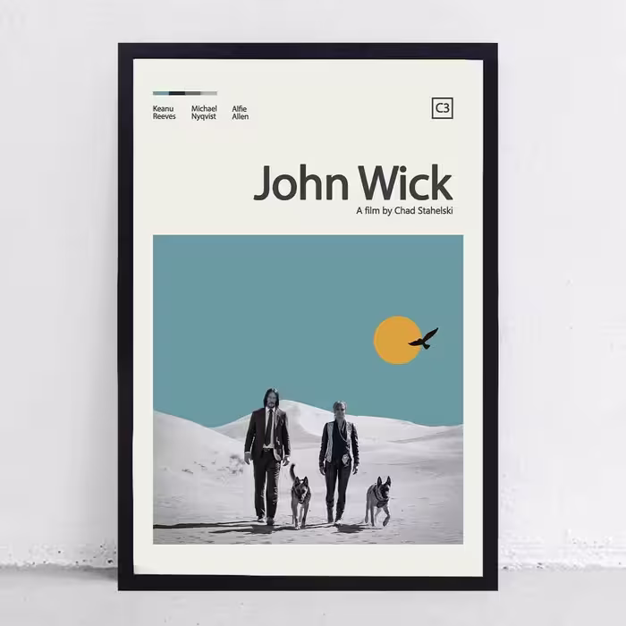 تابلو مدل جان ویک john wick