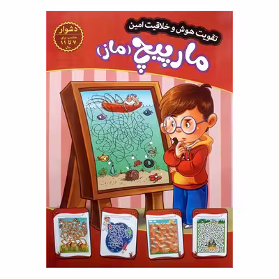 کتاب تقویت هوش و خلاقیت امین مارپیچ (ماز) 7 تا 11 سال اثر مهدی فربودی انتشارات اعتلای وطن