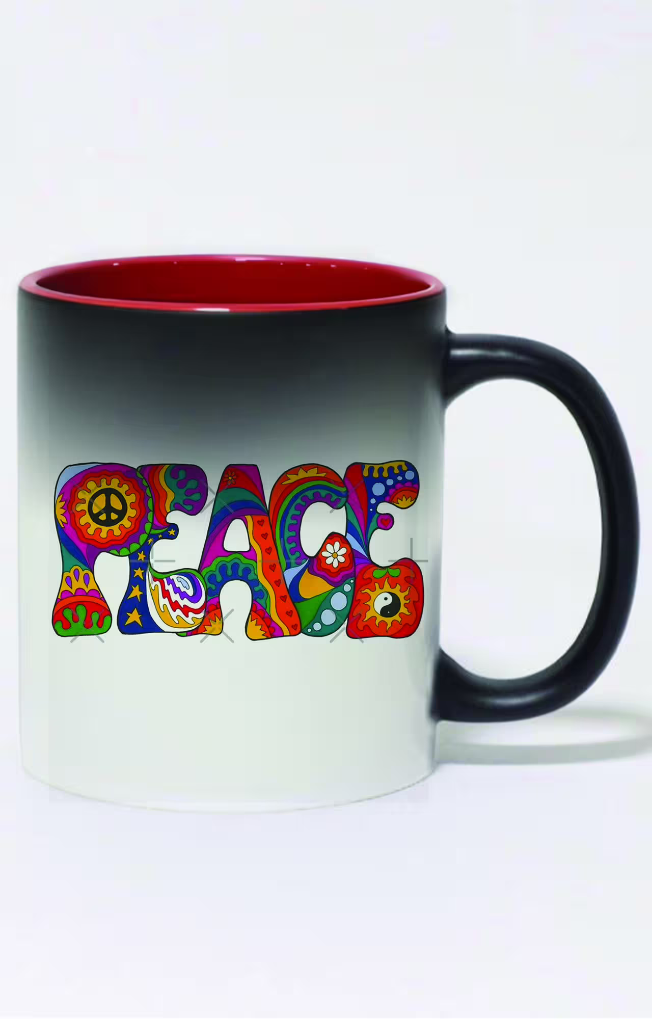 ماگ حرارتی داخل رنگی peace کد 3150