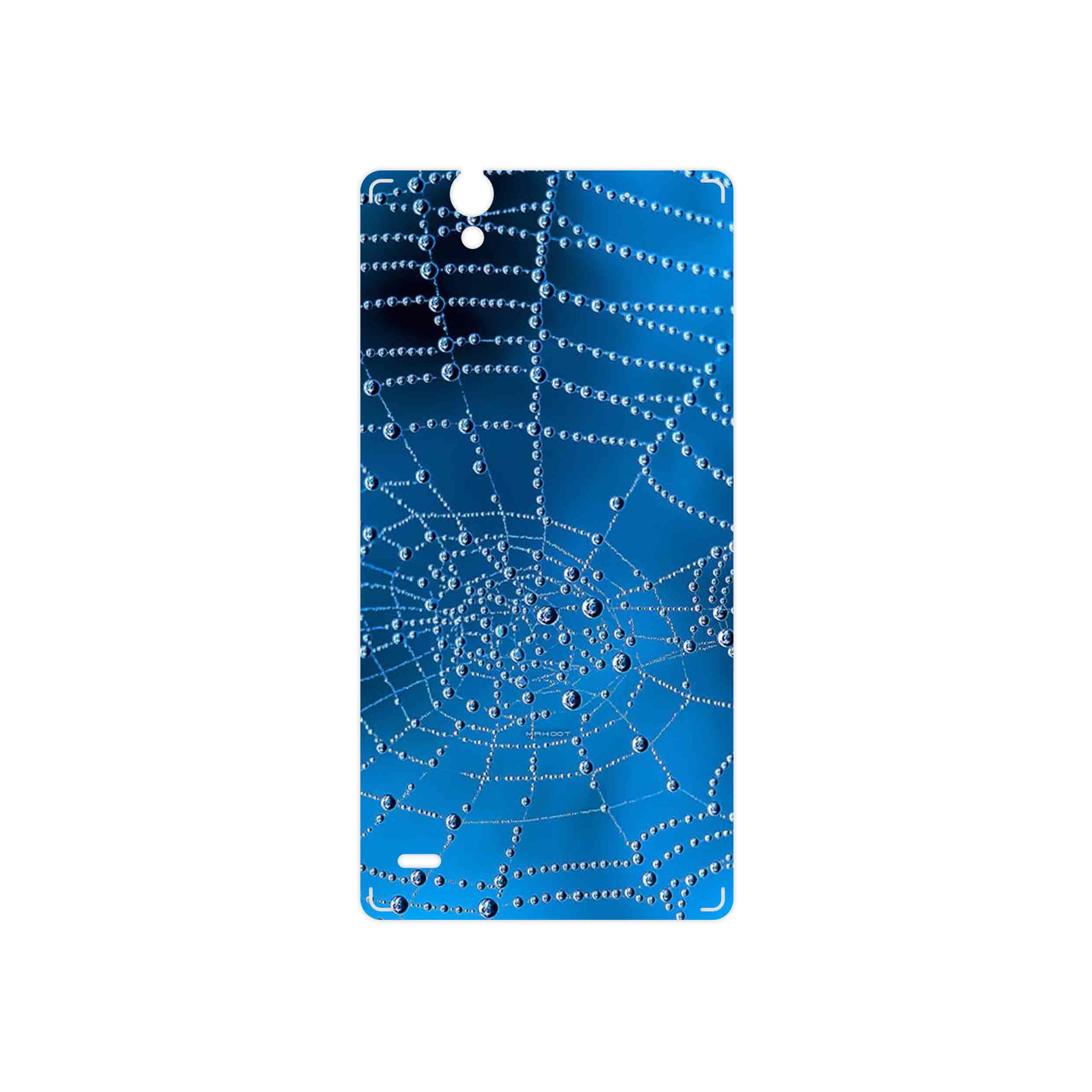 برچسب پوششی ماهوت مدل Spider web مناسب برای گوشی موبایل سونی Xperia C4