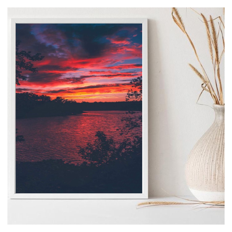 تابلو آشکارا طرح منظره کد 023