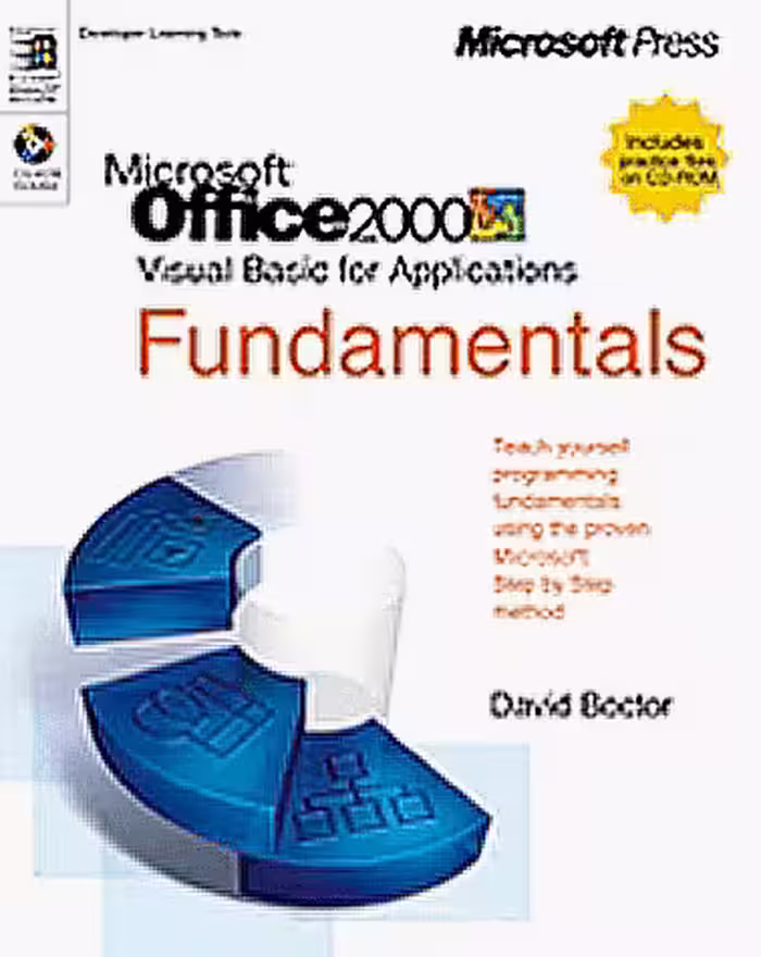 خرید و دانلود نسخه کامل کتاب Microsoft Office 2000 Visual Basic for Applications Fundamentals