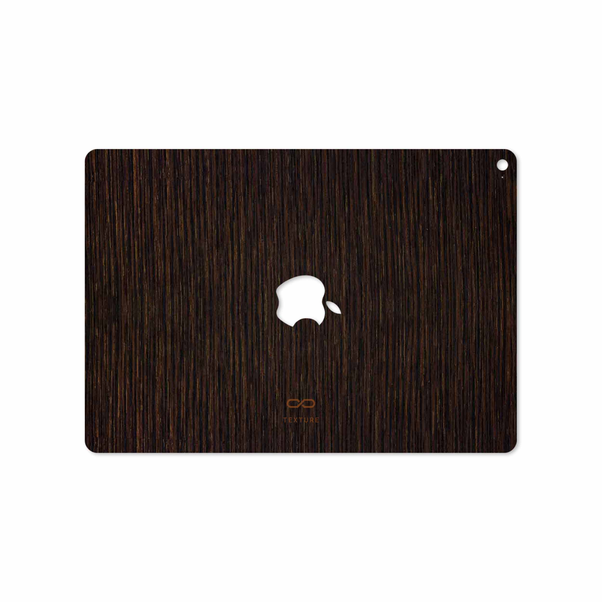 برچسب پوششی ماهوت مدل Dark-Gold-Stripes-Wood مناسب برای تبلت اپل iPad Air 2 2014 A1567