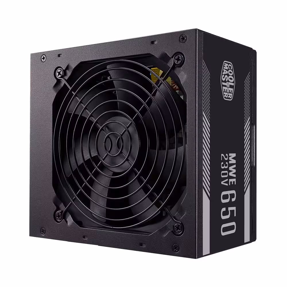 منبع تغذیه کامپیوتر کولر مستر مدل MWE 650 WHITE 230V V2