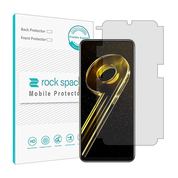 گلس ریلمی 9i 5G مدل نانو هیدروژل شفاف برند راک اسپیس کد M