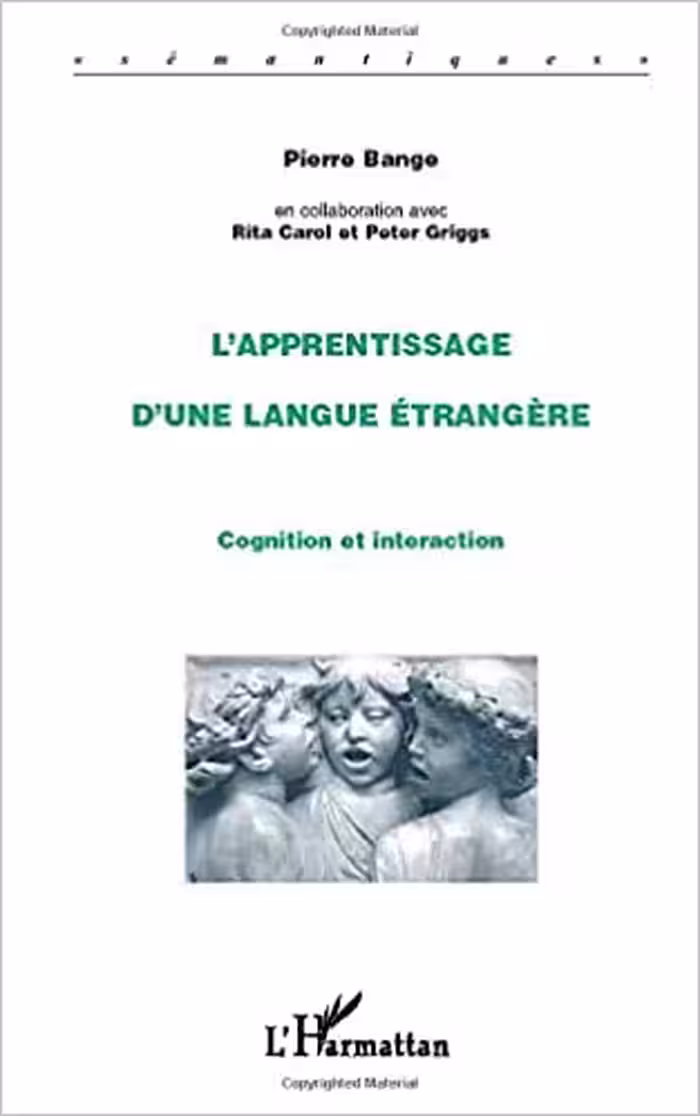 خرید و دانلود نسخه کامل کتاب L'apprentissage d'une langue étrangère: Cognition et interaction -   pdf