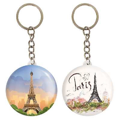 جاکلیدی خندالو مدل برج ایفل کد 2074920747 مجموعه 2 عددی