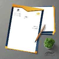 سربرگ لایه باز اداری شرکتی psd 10