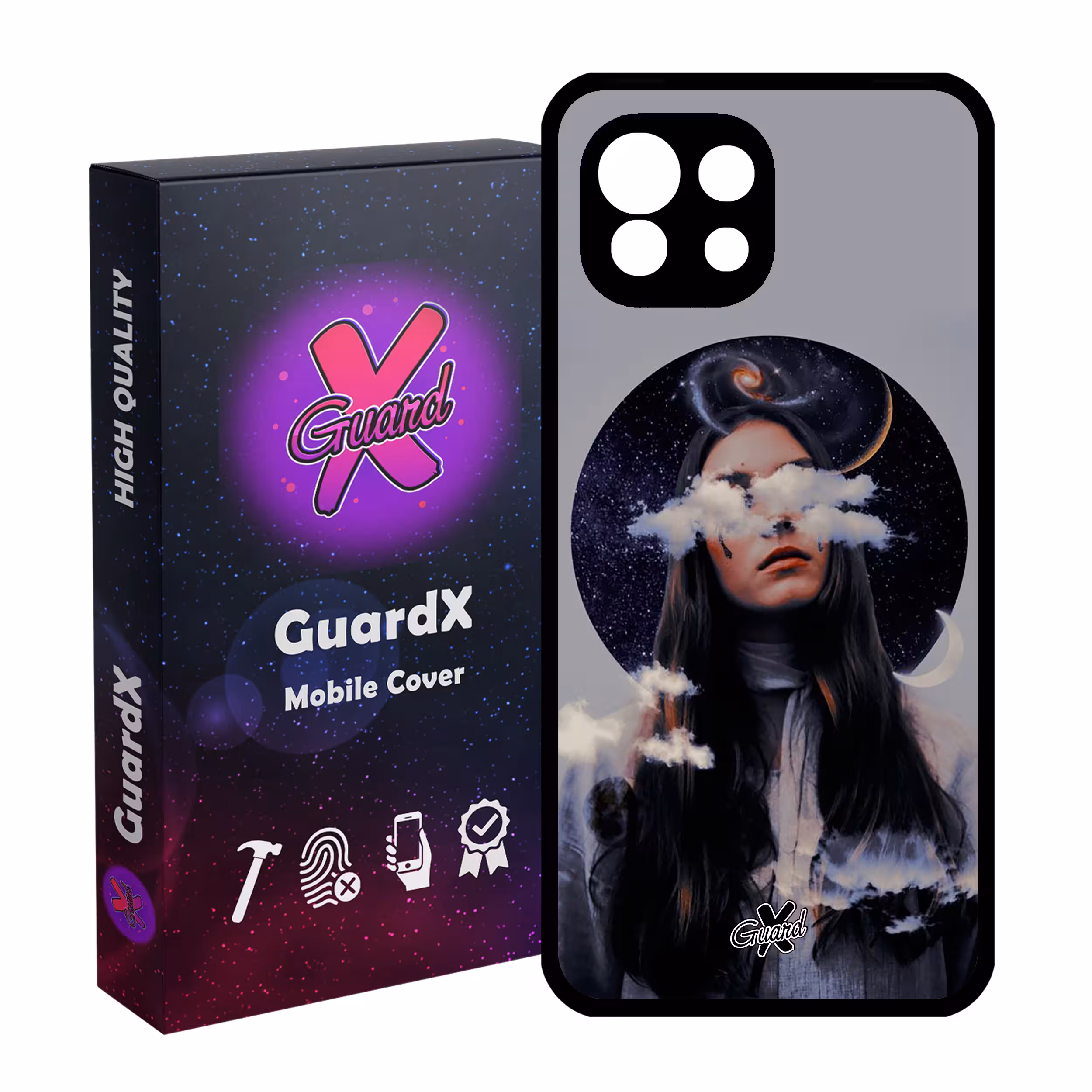 کاور گارد ایکس طرح Girl مدل Glass10011 مناسب برای گوشی موبایل شیائومی Mi 11 Lite