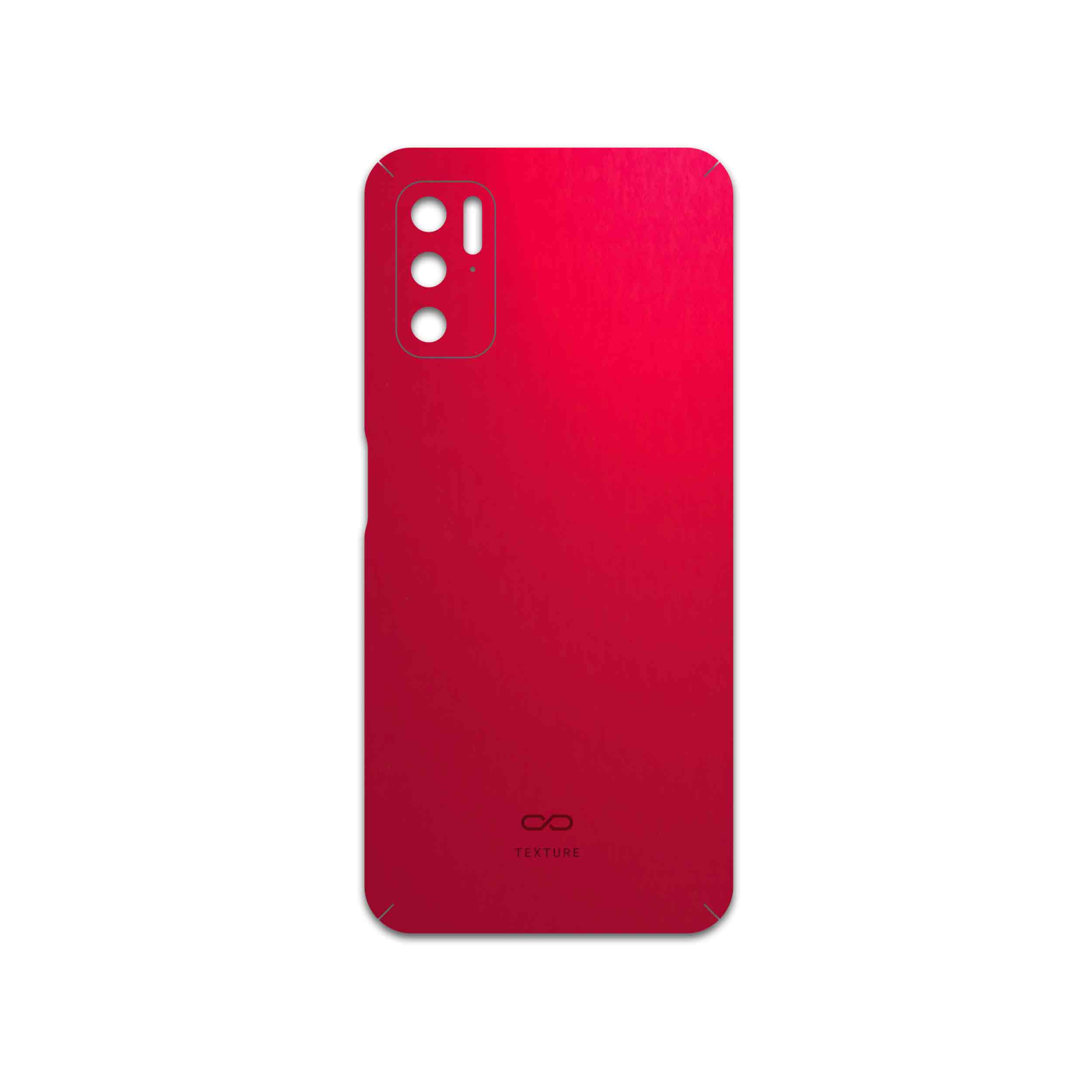 برچسب پوششی ماهوت مدل Matte-Warm-Red مناسب برای گوشی موبایل شیائومی Redmi Note 11SE