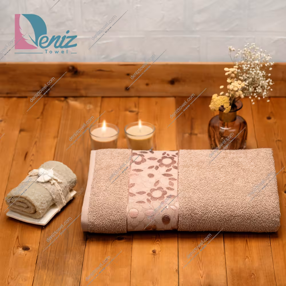 حوله استخری طرح سورپرایز رنگ نسکافه ای