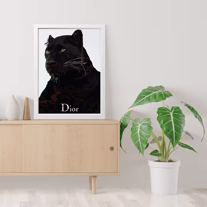 تابلو مدل Black Panther کد m2606-w