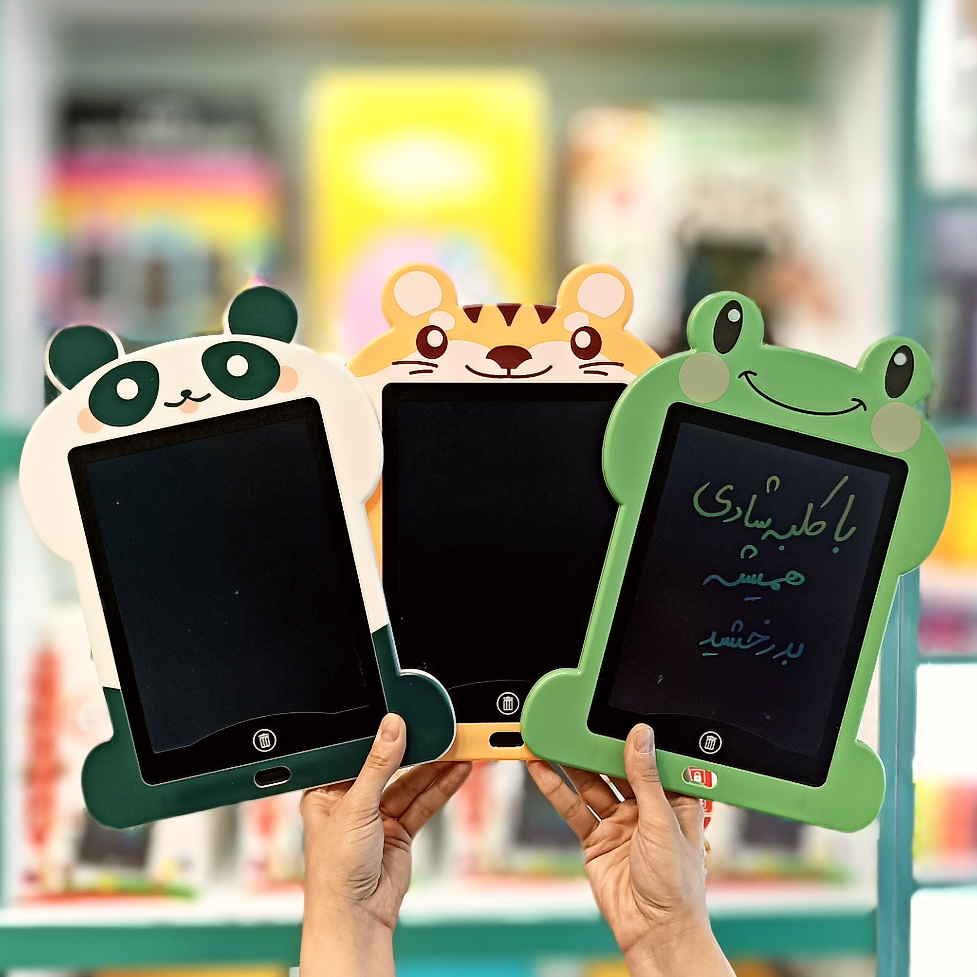 تبلت جادویی صفحه رنگی 9 اینچ طرح حیوانات کیفیت عالی تبلت مغناطیسی کاغذ دیجیتالی تبلت نقاشی تبلت نوشتاری