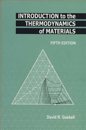 کتاب INTRODUCTION TO THE THERMODYNAMICS OF MATERIALS