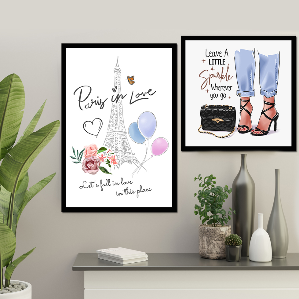 تابلو مدل برج ایفل مجموعه دو عددی