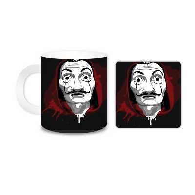 ماگ مدل ماسک کد 2112 به همراه زیر لیوانی