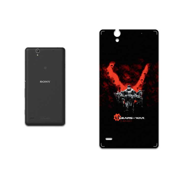 برچسب پوششی ماهوت مدل GEARS-OF-WAR-Game مناسب برای گوشی موبایل سونی Xperia C4