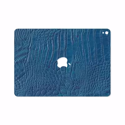 برچسب پوششی ماهوت مدل Blue-Crocodile-Leather مناسب برای تبلت اپل iPad Pro 9.7 2016 A1673