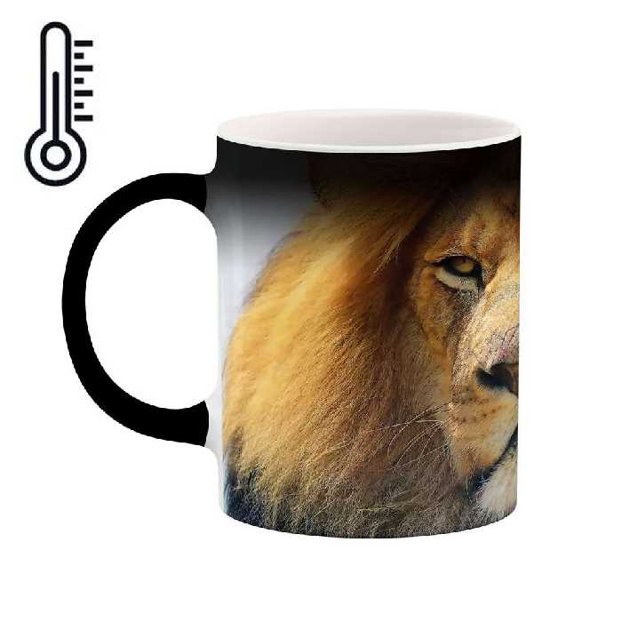 ماگ حرارتی طرح شیر مدل mgh01241