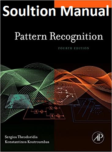 خرید و دانلود نسخه کامل کتاب [Soultion Manual] Pattern Recognition (4th Edition) - pdf