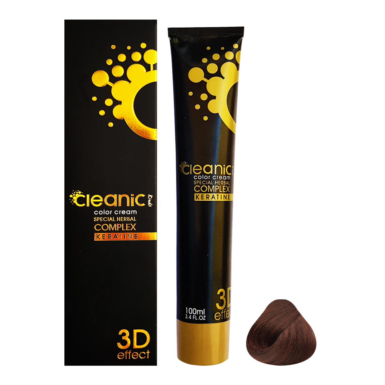 رنگ مو کلینیک کیندی شماره 6.57 حجم 100 میلی لیتر رنگ بلوند دارچینی تیره