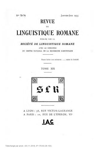 خرید و دانلود نسخه کامل کتاب Revue de linguistique romane