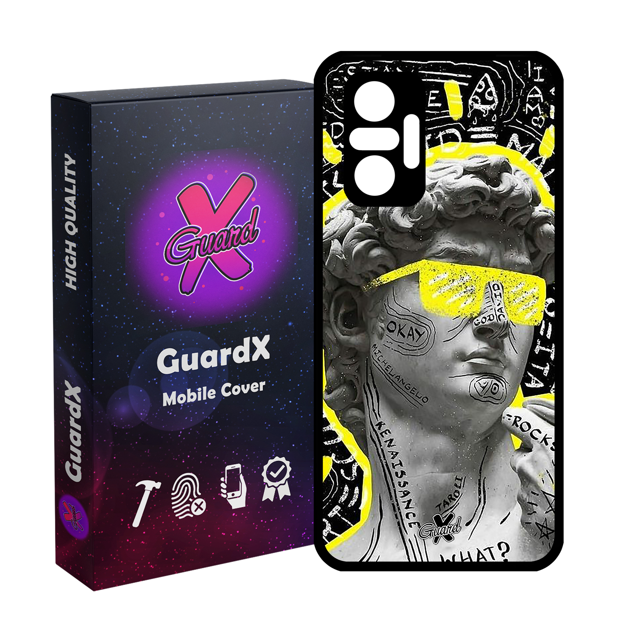 کاور گارد ایکس طرح Art مدل Glass10436 مناسب برای گوشی موبایل شیائومی Redmi Note 10 Pro/Note 10 Pro Max