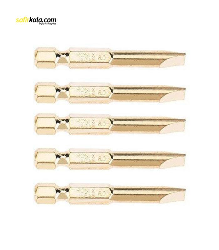 سری پیچ گوشتی شارژی رونیکس مدل RH-5404 مجموعه 5 عددی