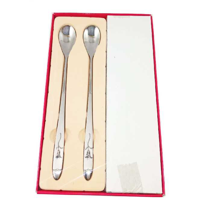 قاشق شربت خوری طرح میخک بسته 12 عددی