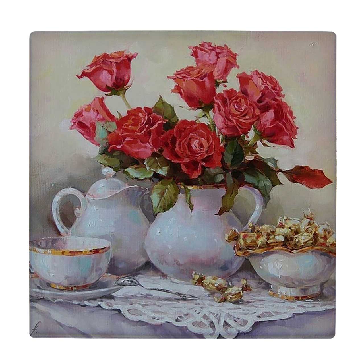 کاشی کارنیلا طرح گل های رز کد wkk510