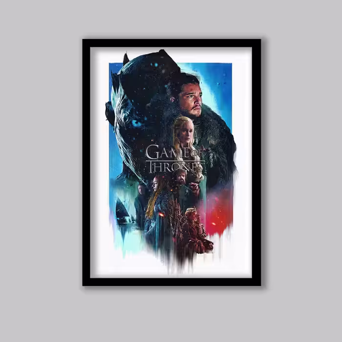 تابلو مدل سریال بازی تاج و تخت Game of thrones کد LA-G10260-2 | دنیای قاب